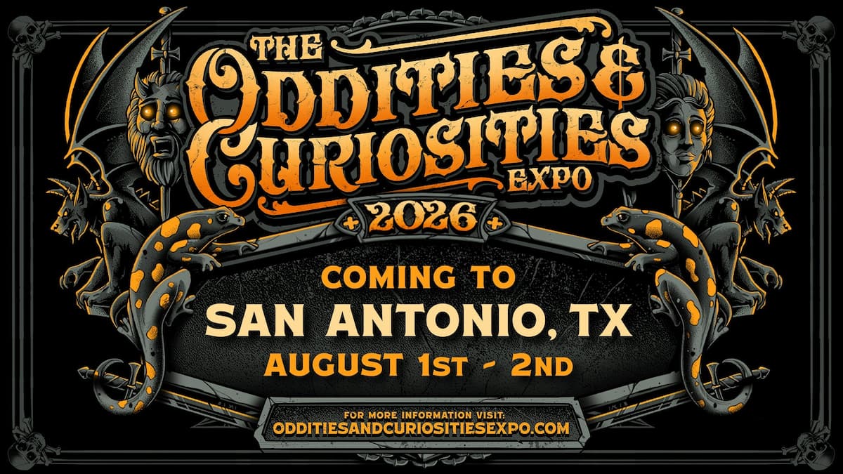 Oddities & Curiosities Expo: Scorpion Habitat Entomology 1:30PM-3:30PM