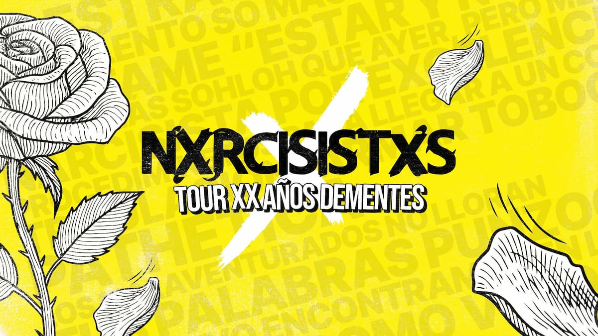 Nxrcisistxs XX Años Abono Incluye 2 días
