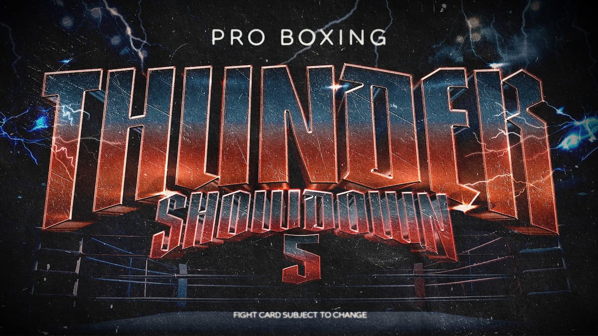 Thunder Showdown 5 - Boxing Live