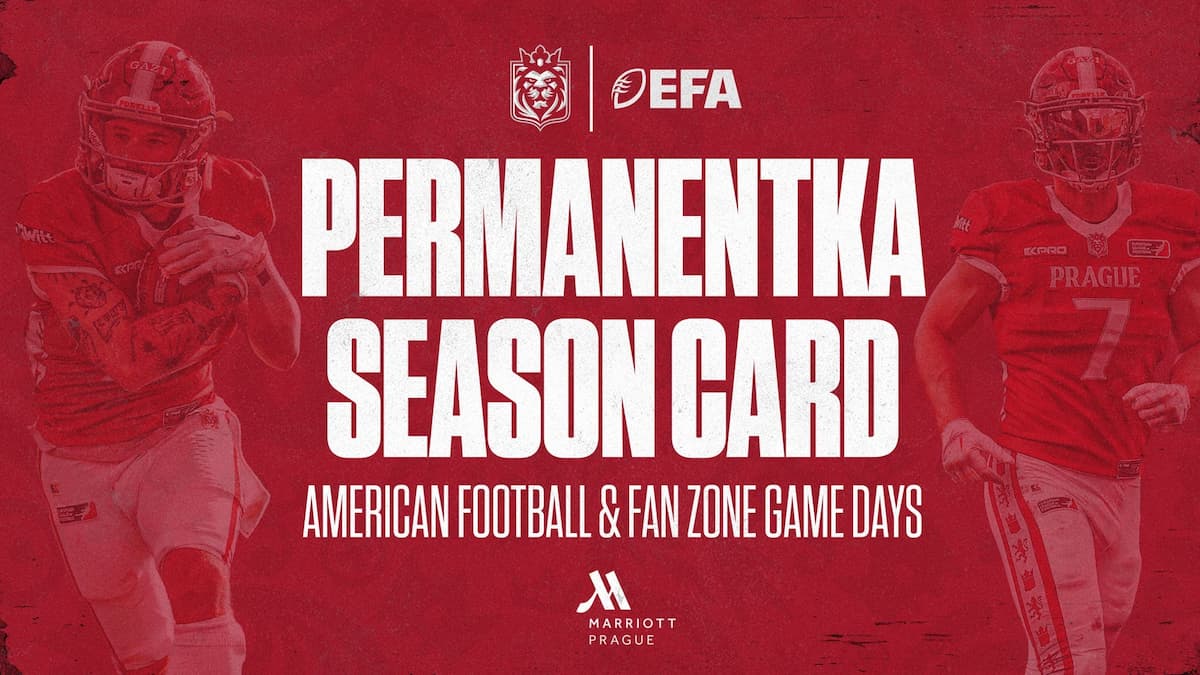 Prague Lions 2026 Season Card – American Football & Fan Zone Game Days