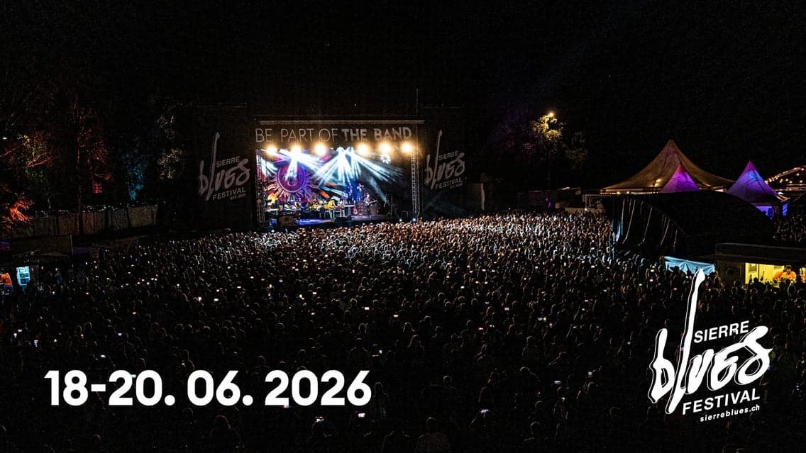 Sierre Blues Festival 2026 | Abo 3 nights (18. - 20.06.26)