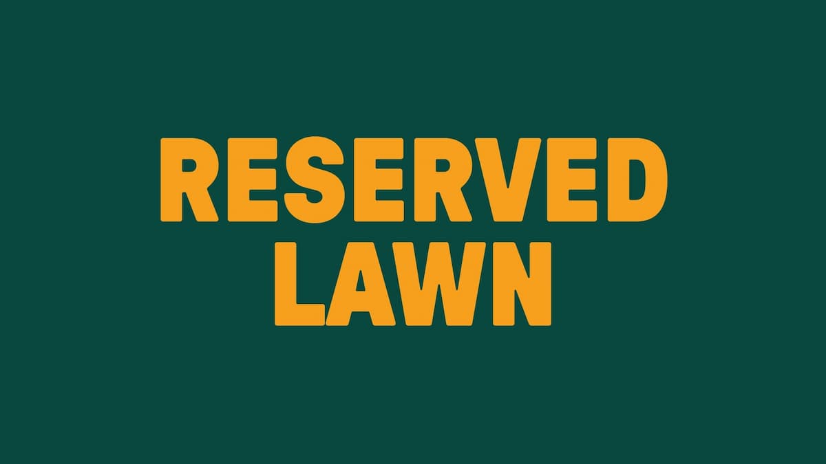 Reserved Lawn- 311 & Dirty Heads - NOT A CONCERT TICKET