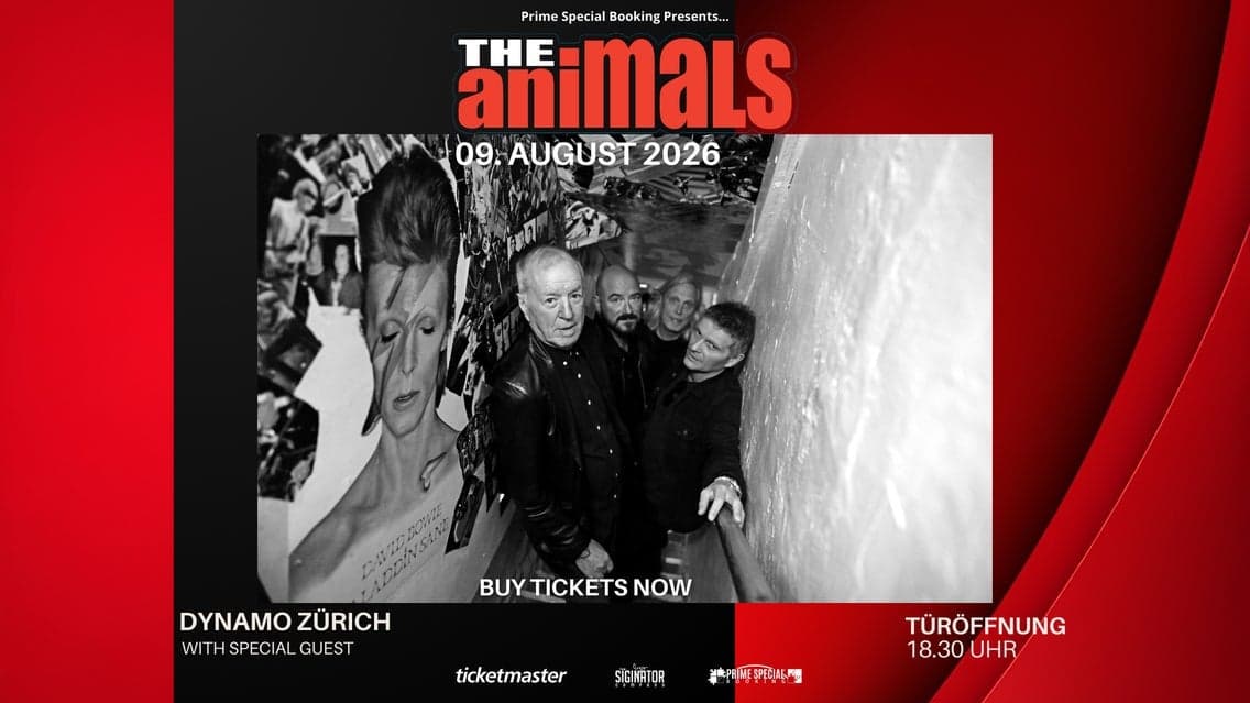 THE ANIMALS with Special Guest CARL SENTANCE, former voice of NAZARETH