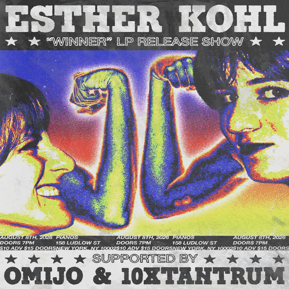 Esther Kohl "Winner" LP Release Show w/ 10xTantrum & Omijo