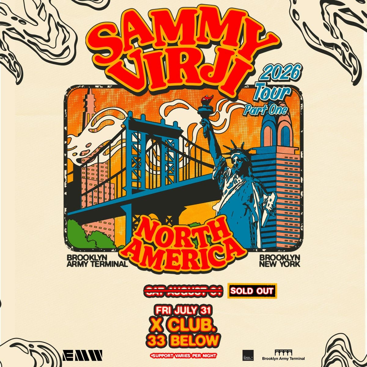 Sammy Virji North America Tour 2026 Part 1 (Friday)