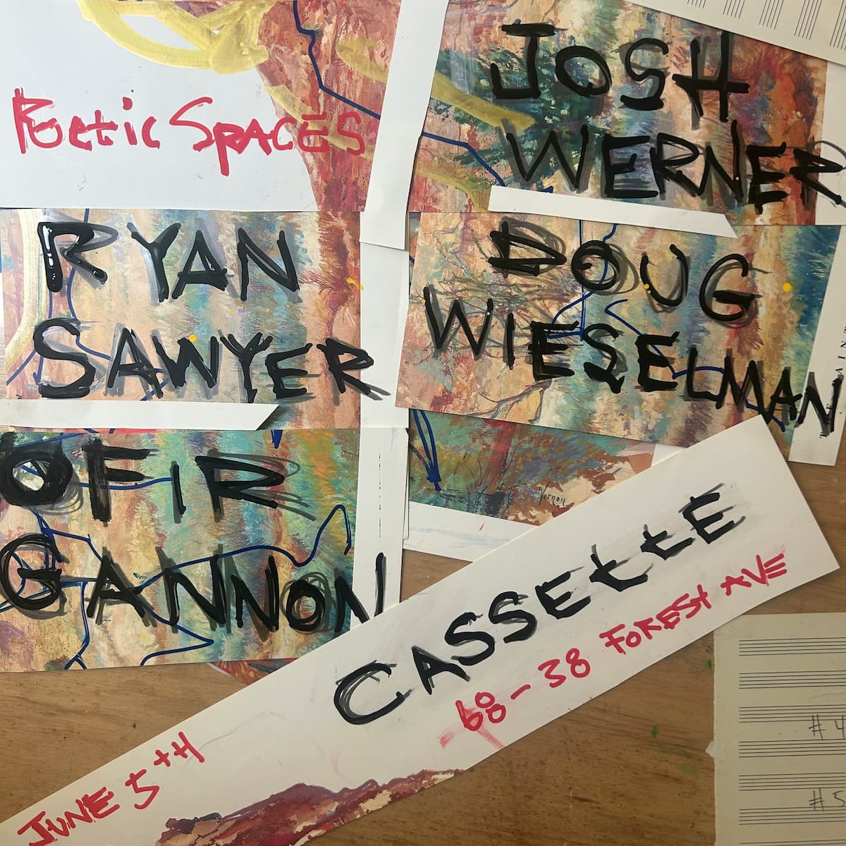 JOSH WERNER, DOUG WIESELMAN, RYAN SAWYER, OFIR GANON