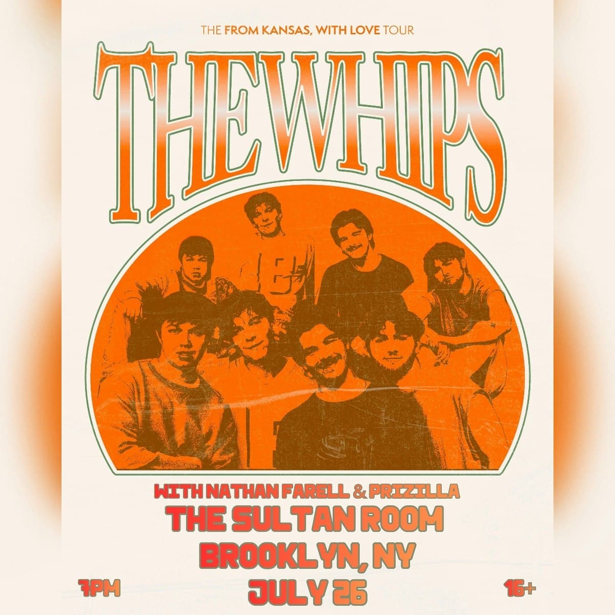 The Whips – From Kansas, With Love Album Release Tour with Nathan Farell, Prizilla