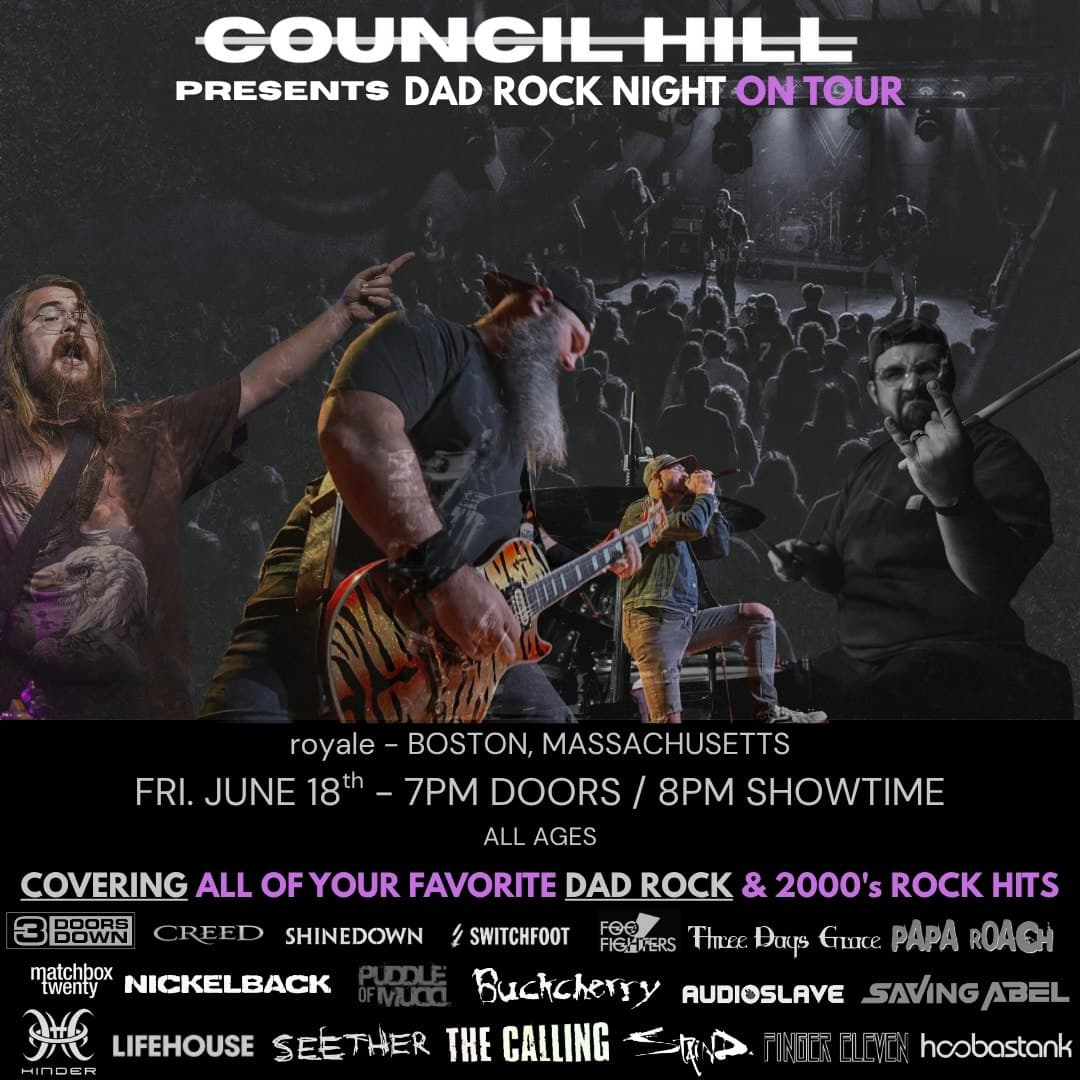 Dad Rock Night - 2000s Rock Tribute - Presented by Council Hill.