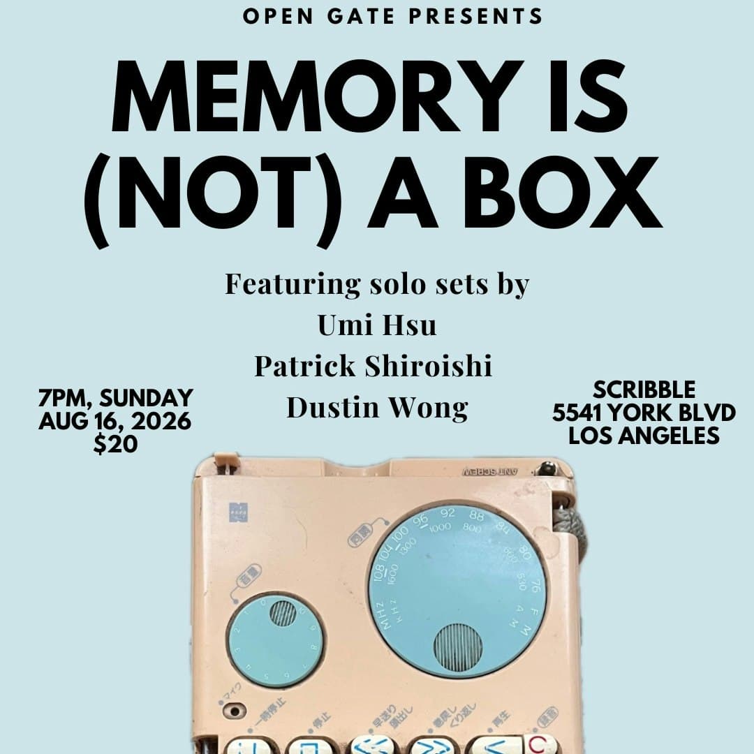 Open Gate Presents: Memory is (Not) a Box