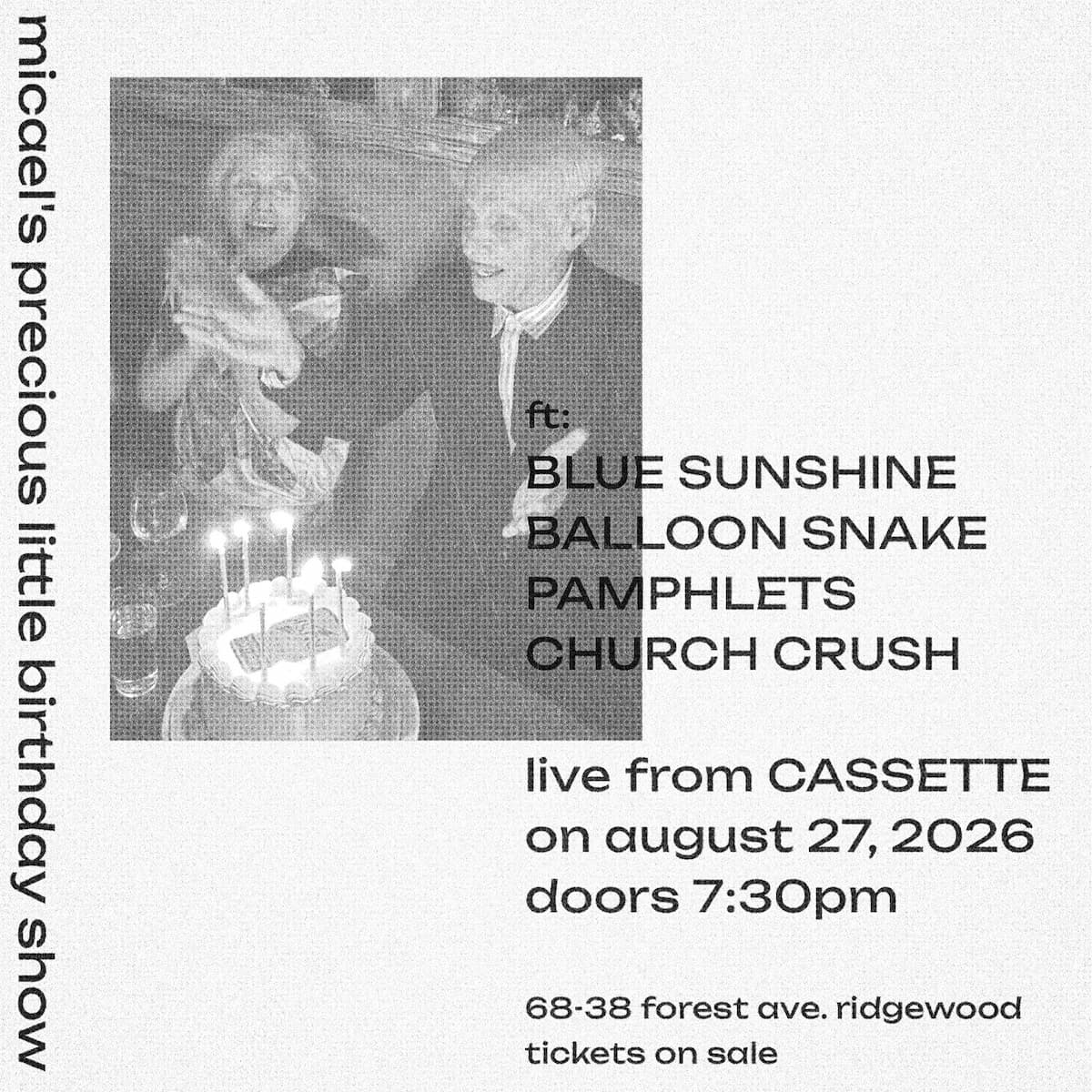 BLUE SUNSHINE, BALLOON SNAKE, PAMPHLETS, CHURCH CRUSH