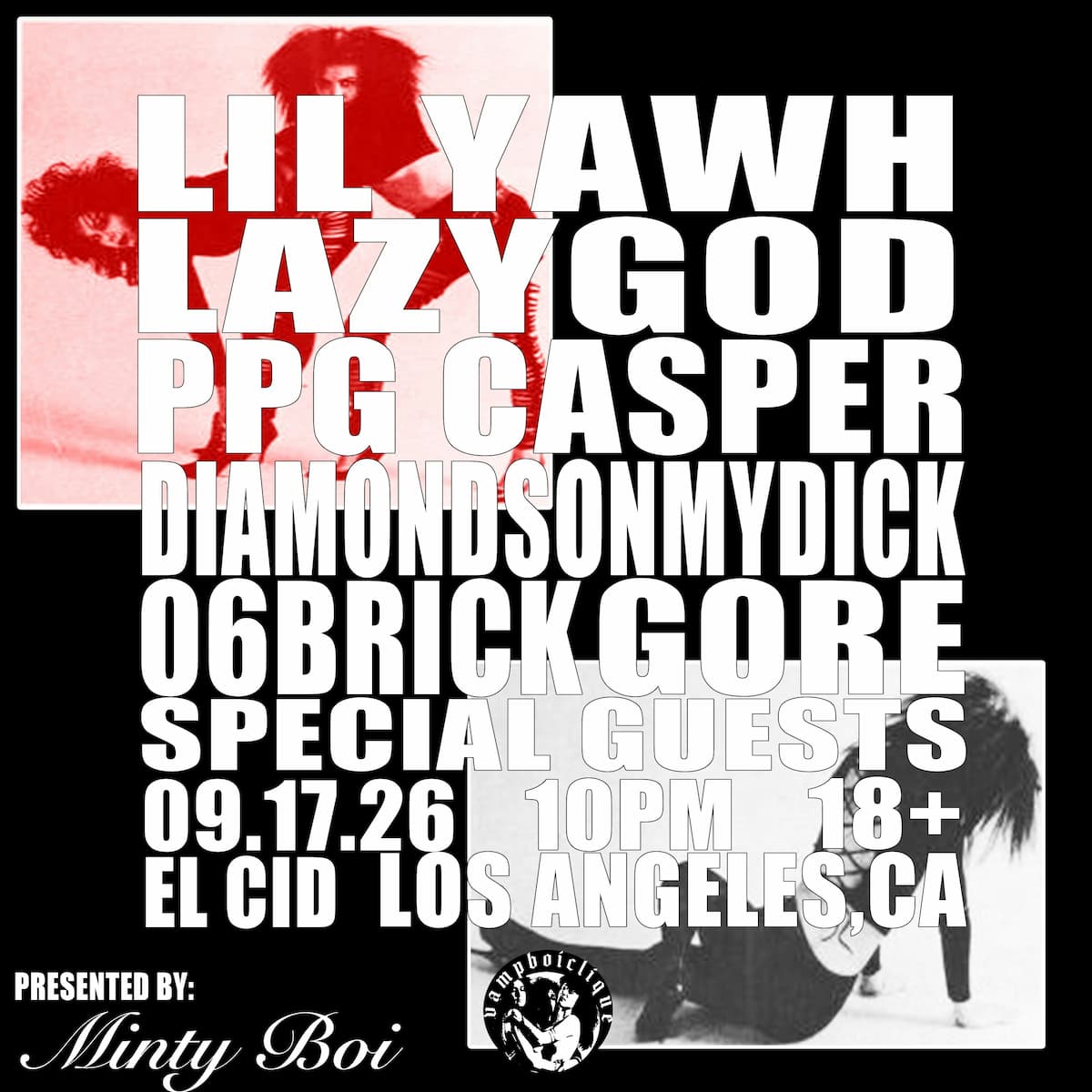 Minty Boi Pres: Lil Yawh & Lazygod in Los Angeles