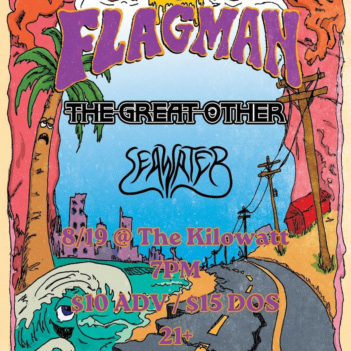 Flagman, The Great Other and Seawater
