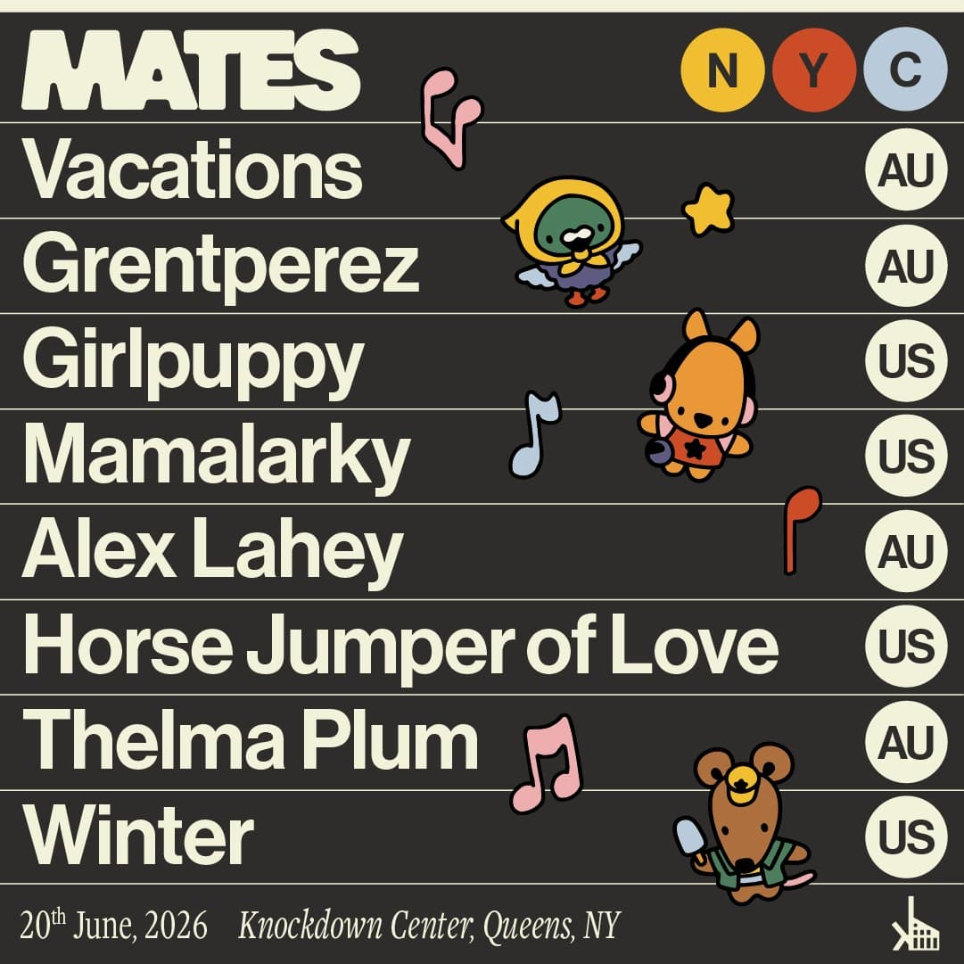 Vacations, grentperez + more: MATES Festival NYC