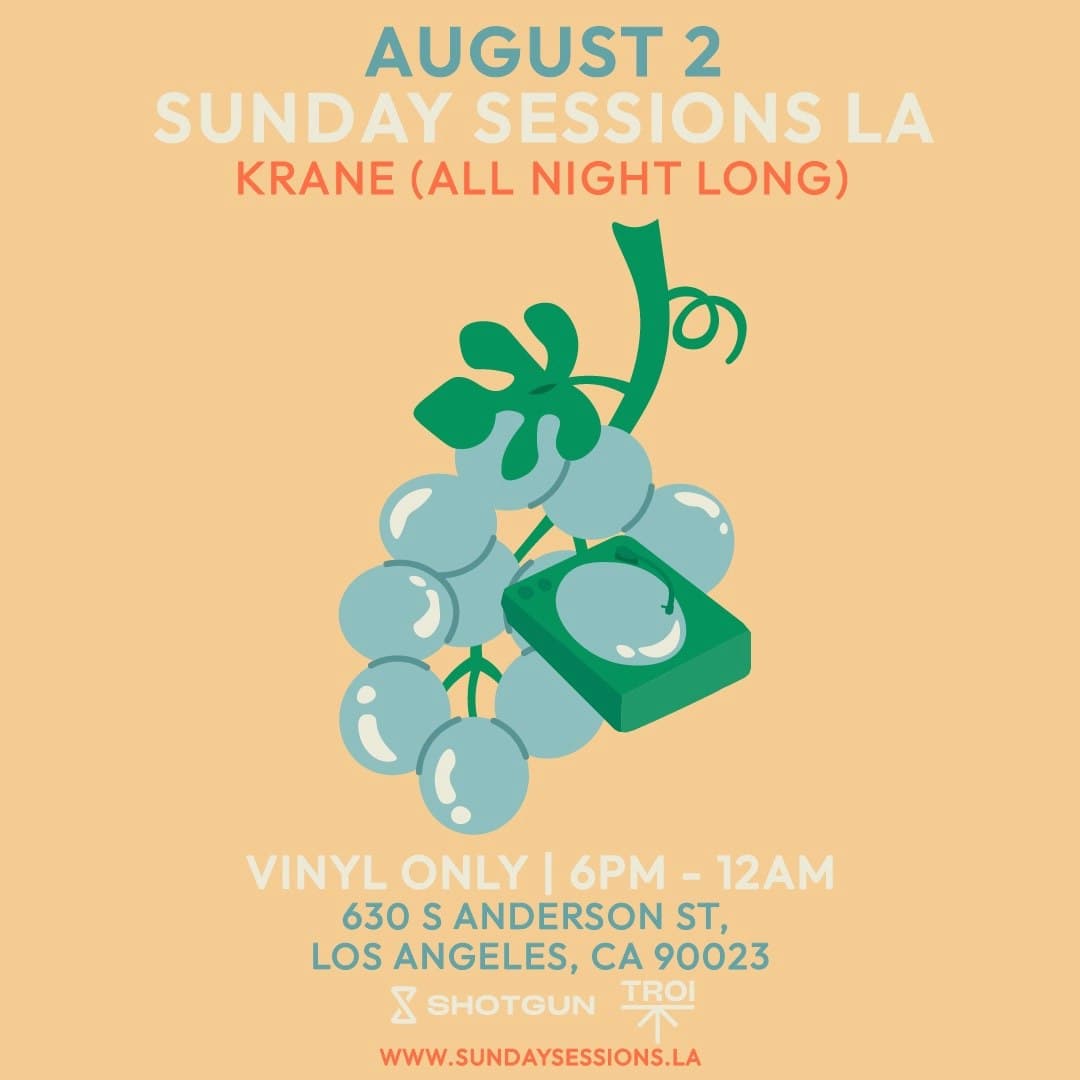 Sunday Sessions LA (Vinyl Only) Open Air 08/02