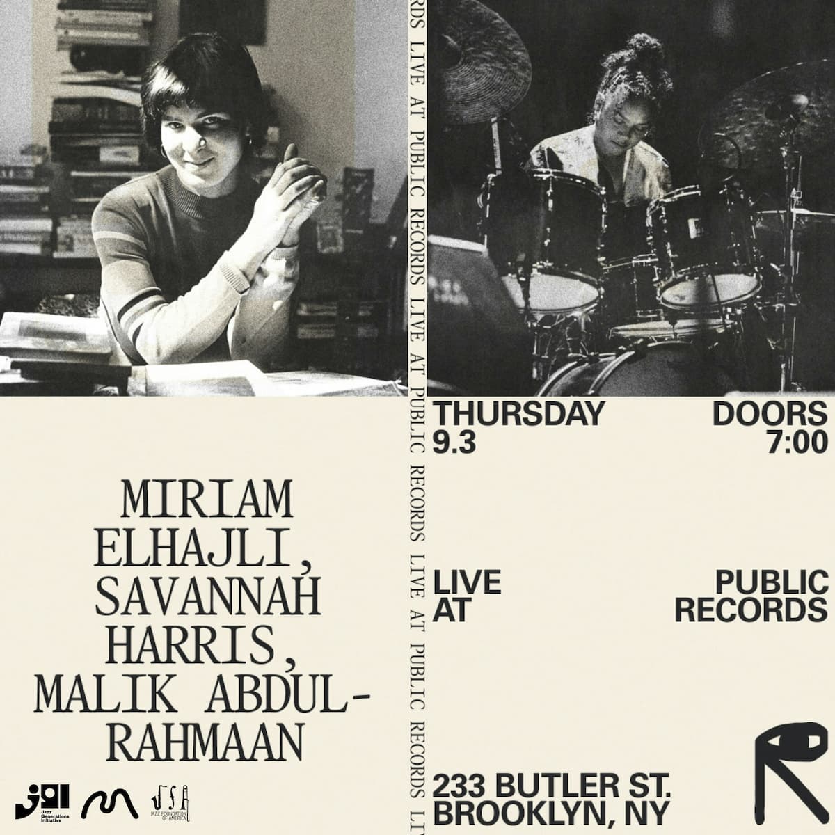 Savannah Harris presents DUAL: Miriam Elhajli, Savannah Harris, Malik Abdul-Rahmaan