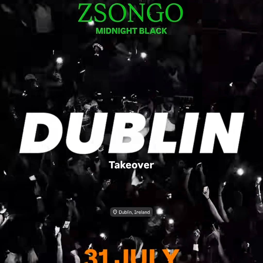 ZSONGO x L2P DUBLIN takeover - Midnight Black