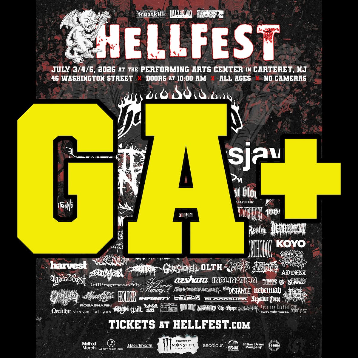 Hellfest 2026 - Three Day Pass (GA +)