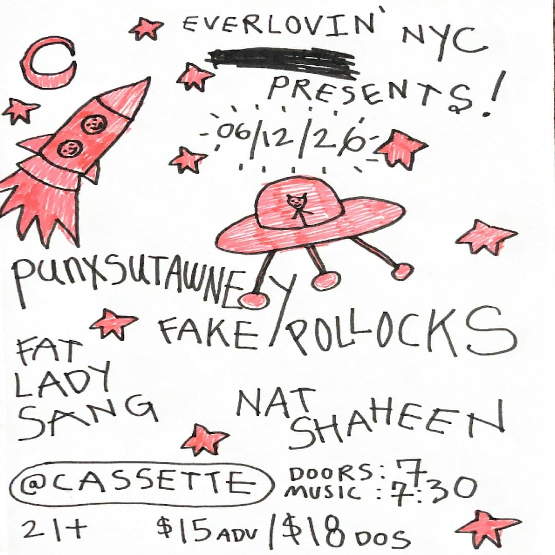 PUNXSUTAWNEY, FAKE POLLOCKS, FAT LADY SANG, NAT SHAHEEN