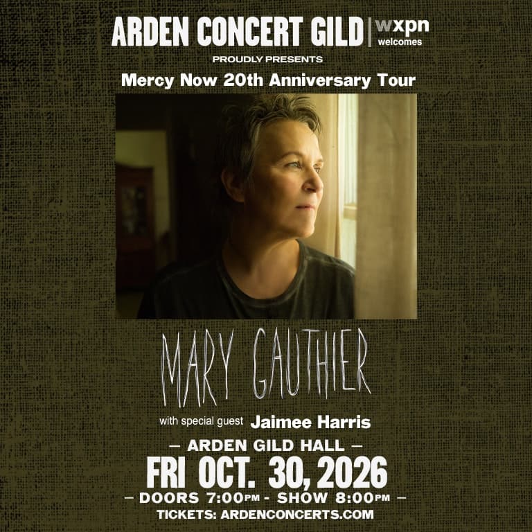 WXPN Welcomes Mary Gauthier: Mercy Now 20th Tour