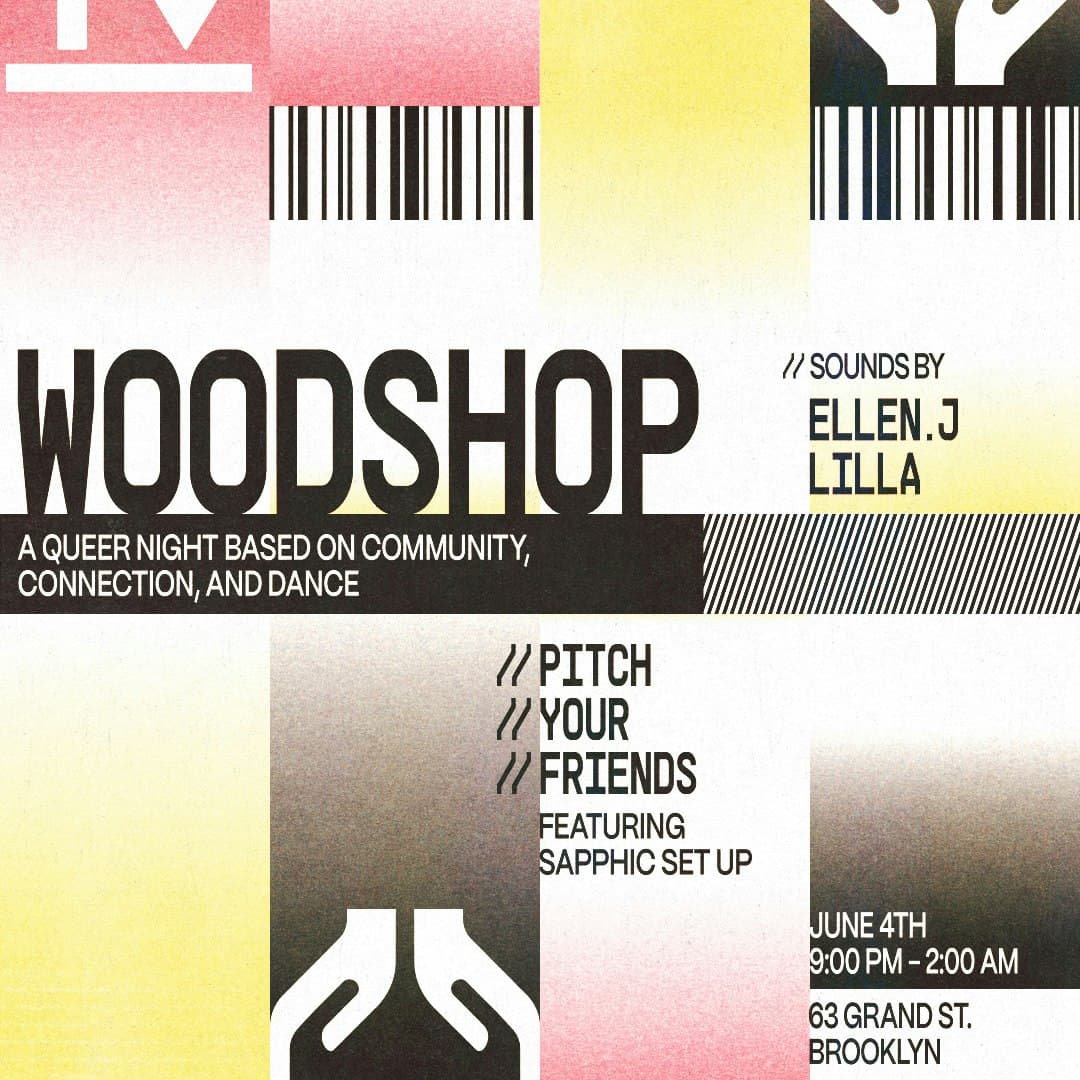 Woodshop at Dead Letter No.9 w/ Ellen.J + Lilla