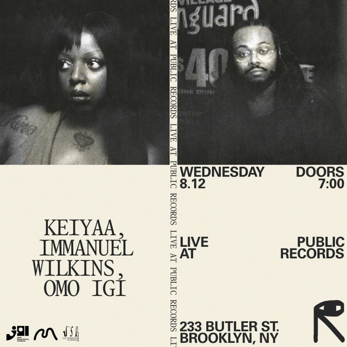 Savannah Harris presents DUAL: keiyaA, Immanuel Wilkins, Omo Igi