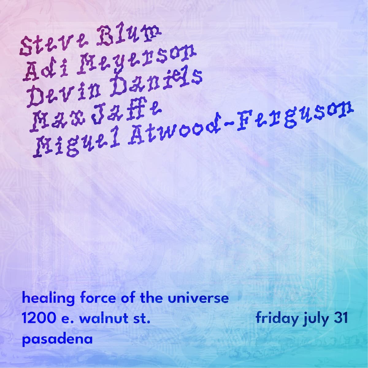 Steve Blum, Adi Meyerson, Devin Daniels, + more