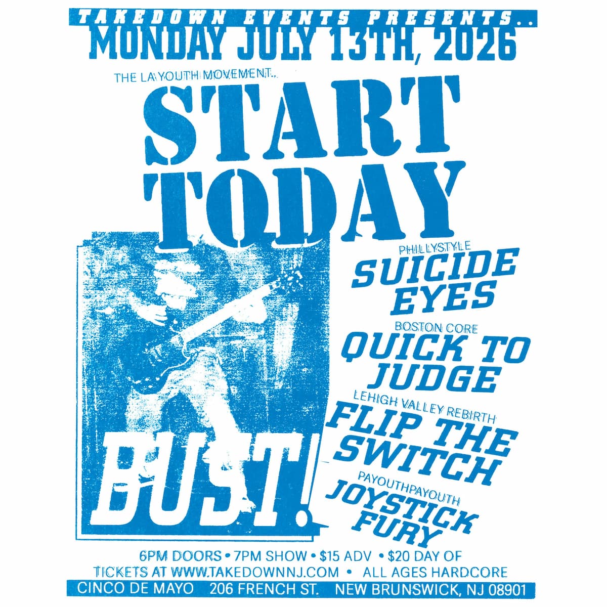 Start today, Suicide Eyes, Quick To Judge, + More