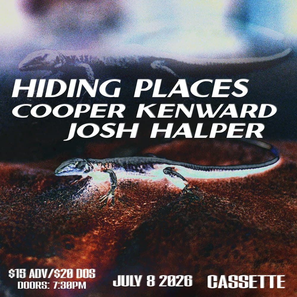 HIDING PLACES, COOPER KENWARD, JOSH HALPER