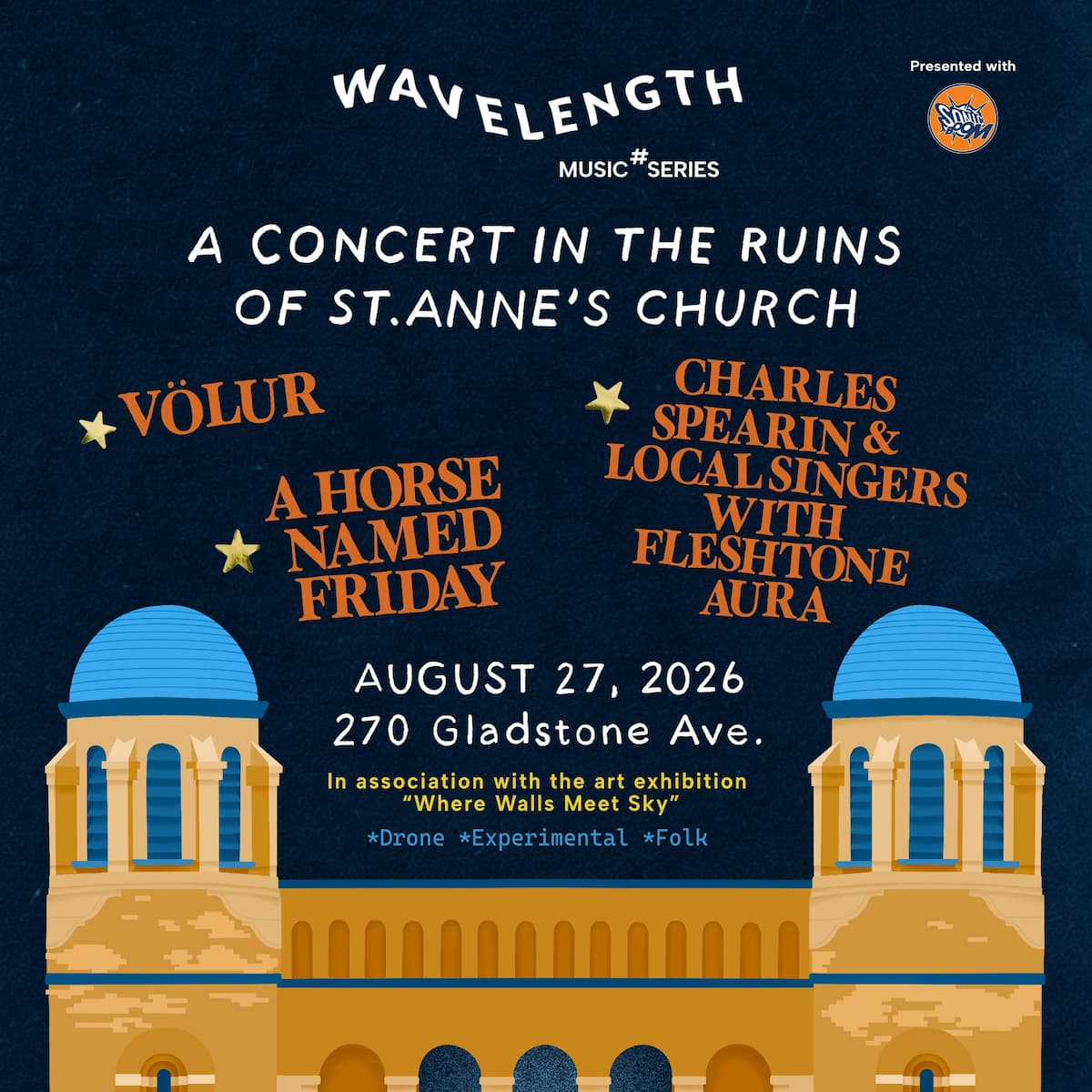A Concert in the Ruins of St. Anne's Church