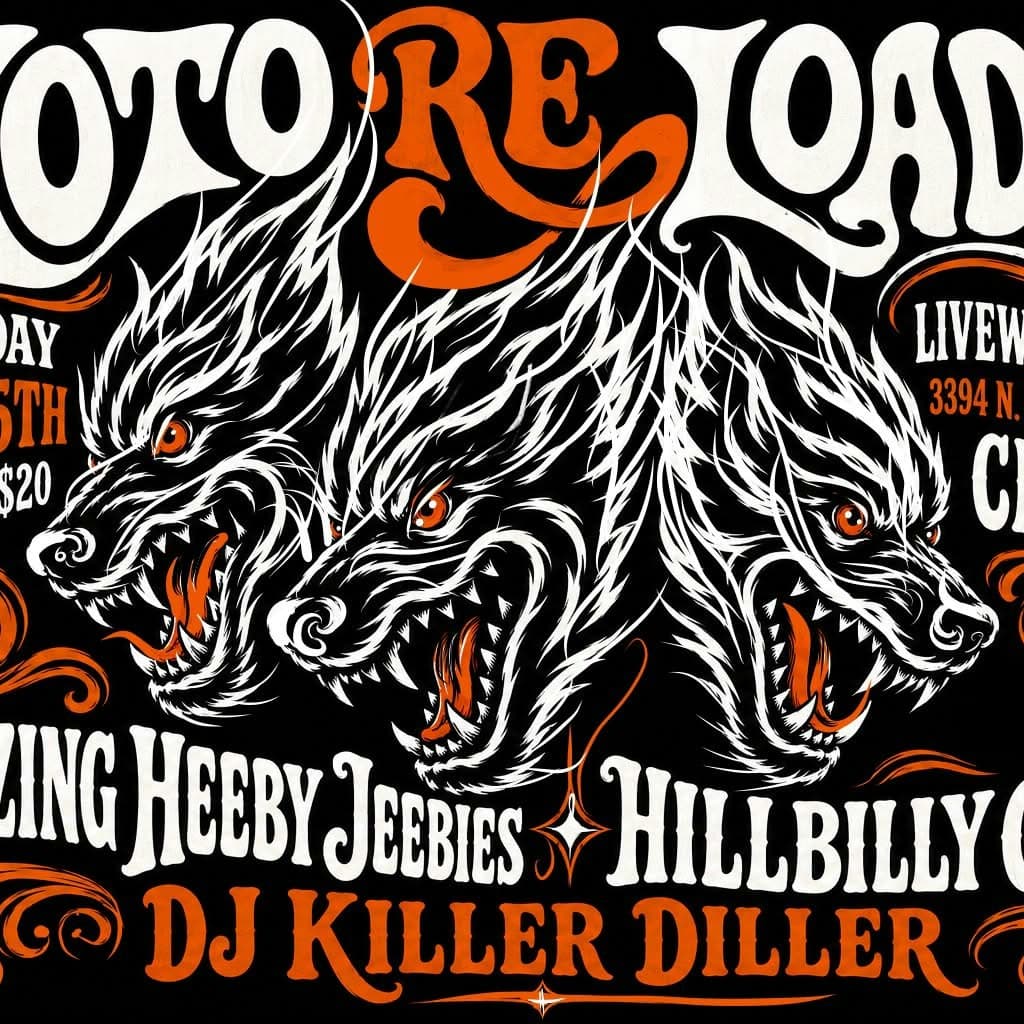 Moto Reloaded! With Hillbilly Casino / Amazing Heeby Jeebies / Killer Diller