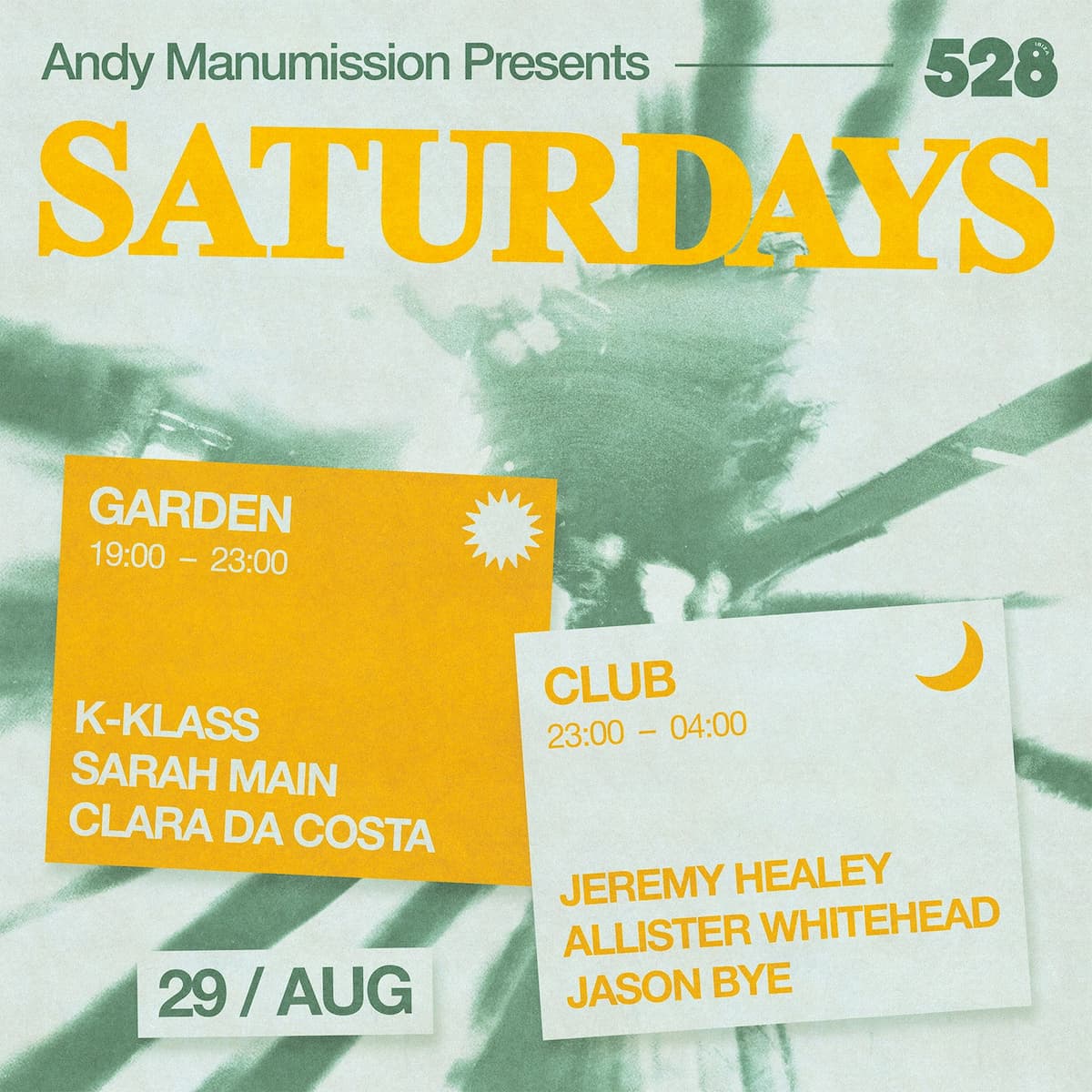 Andy Manumission Presents Saturdays