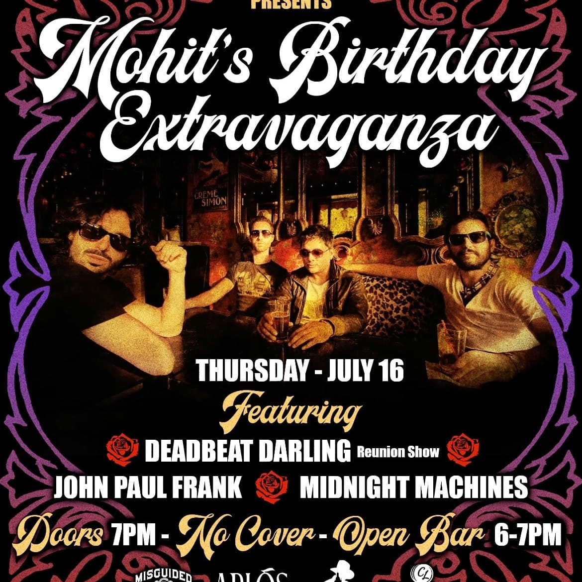 Mo's Bday Extraveganza w Deadbeat Darling + guests