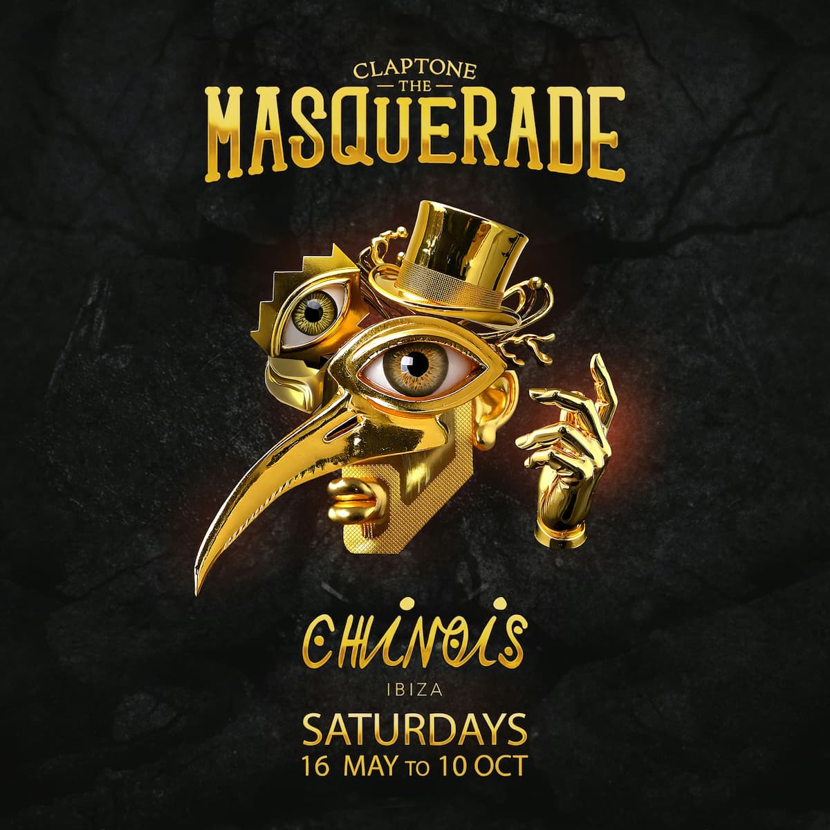 The Masquerade: Claptone, Hannah Wants B2B Paul Woolford, Lee Foss, Holly Hutch