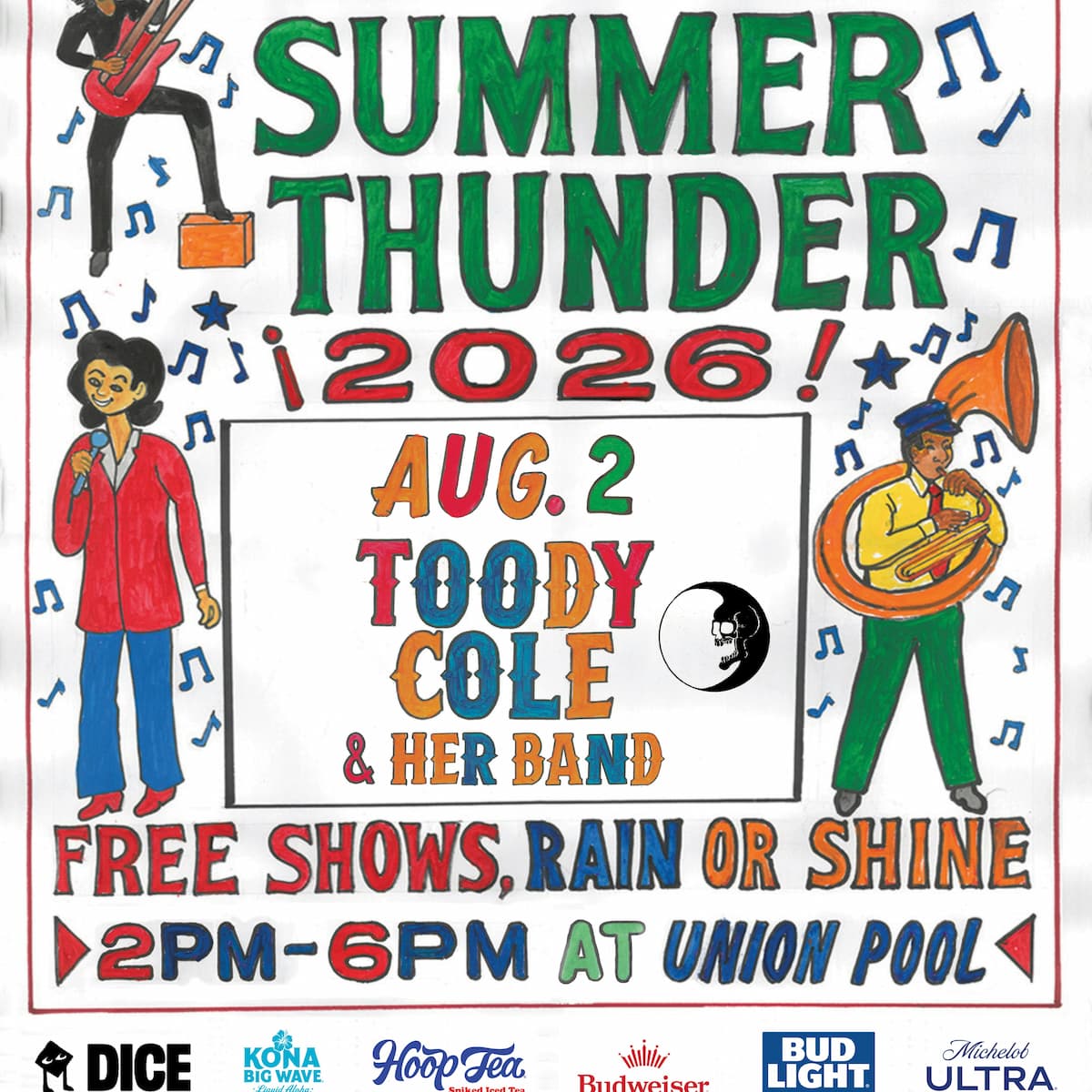 SUMMER THUNDER: TOODY COLE (of Dead Moon) & HER BAND