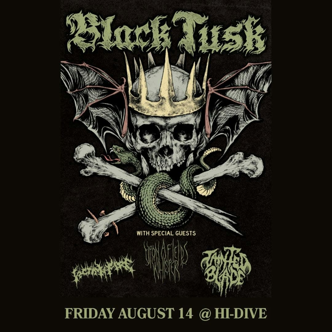 Black Tusk + Upon a Field's Whisper + Victim of Fire + Tainted Blade