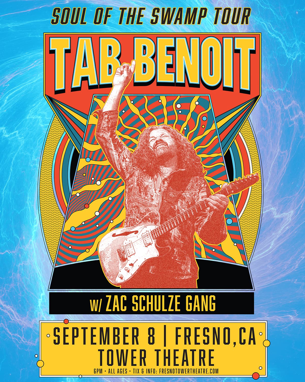 TAB BENOIT Soul of the Swamp Tour plus Zac Schulze Gang