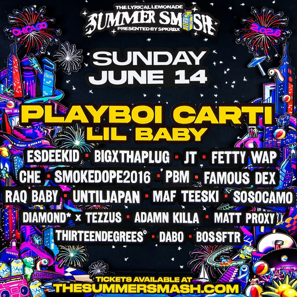 The Lyrical Lemonade Summer Smash 2026 - Sunday