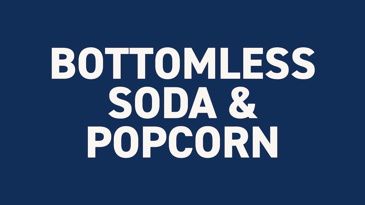 Bottomless Soda & Popcorn - Senses Fail - Not a Concert Ticket